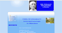 Desktop Screenshot of jkrishnamurti.info