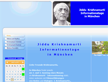 Tablet Screenshot of jkrishnamurti.info